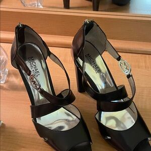 Michael Kors Dark Brown Strappy Heels
